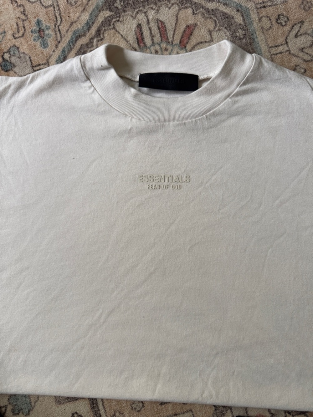 Fear of God White Short Sleeve Crewneck T-Shirt